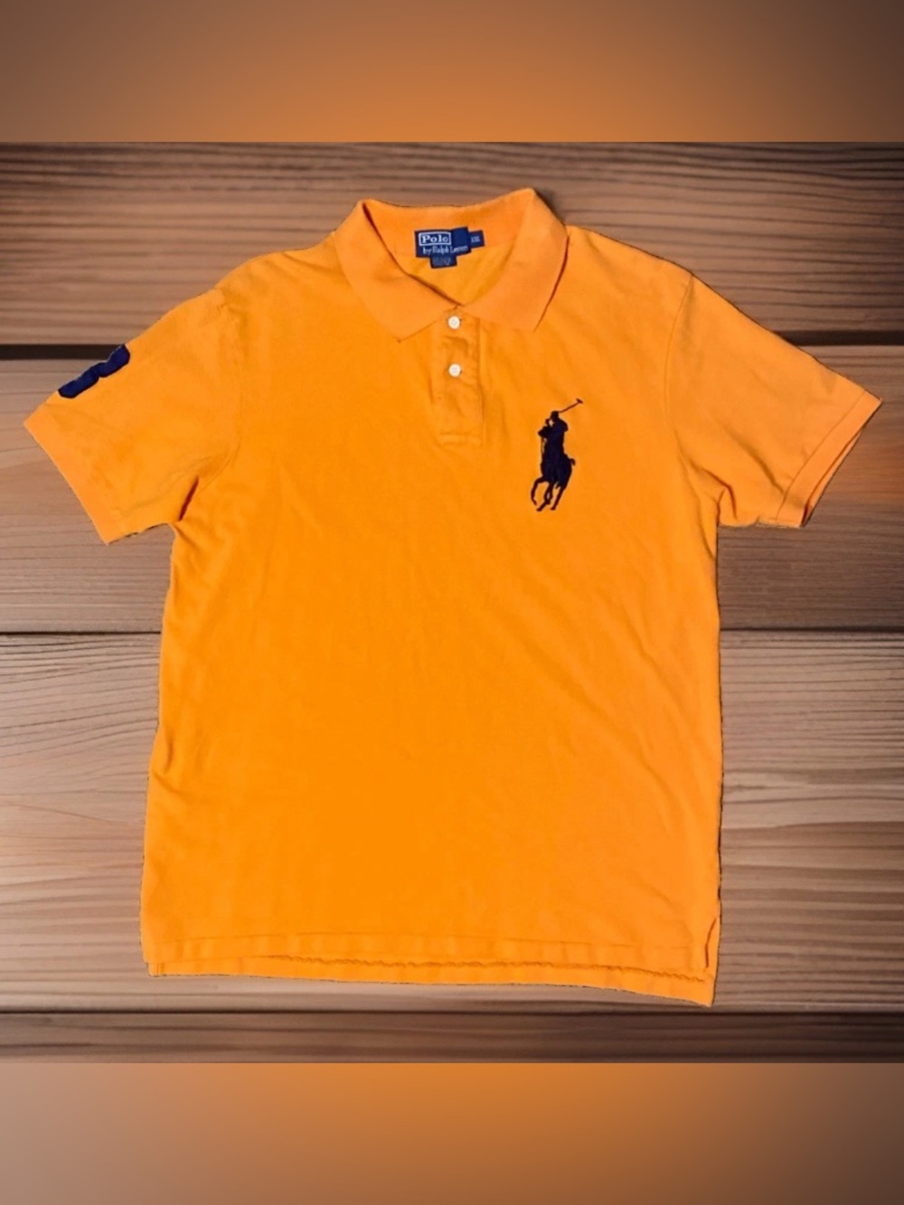 Polo Ralph Lauren Big Pony Polo Shirt ORANGE - Mens Size XXL Golf Preppy